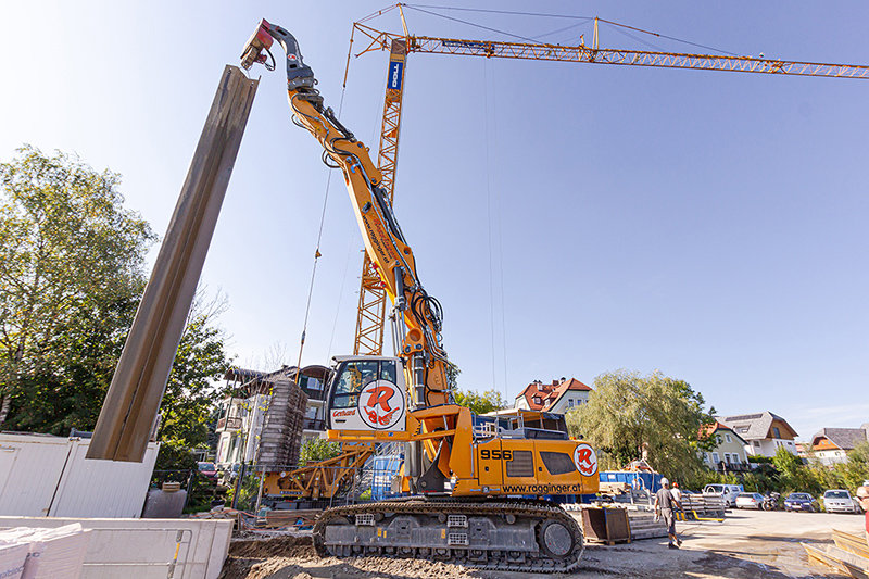 Una excavadora especial de Liebherr: la R 956 se impone en Austria